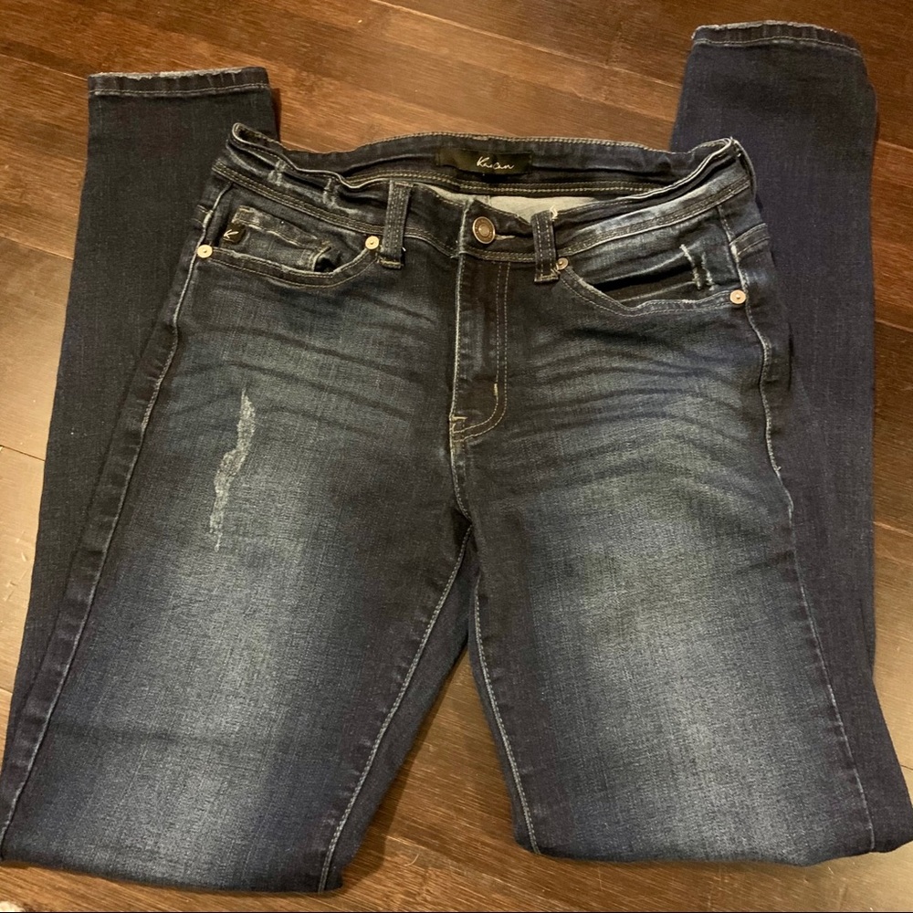 KanCan distressed blue jeans